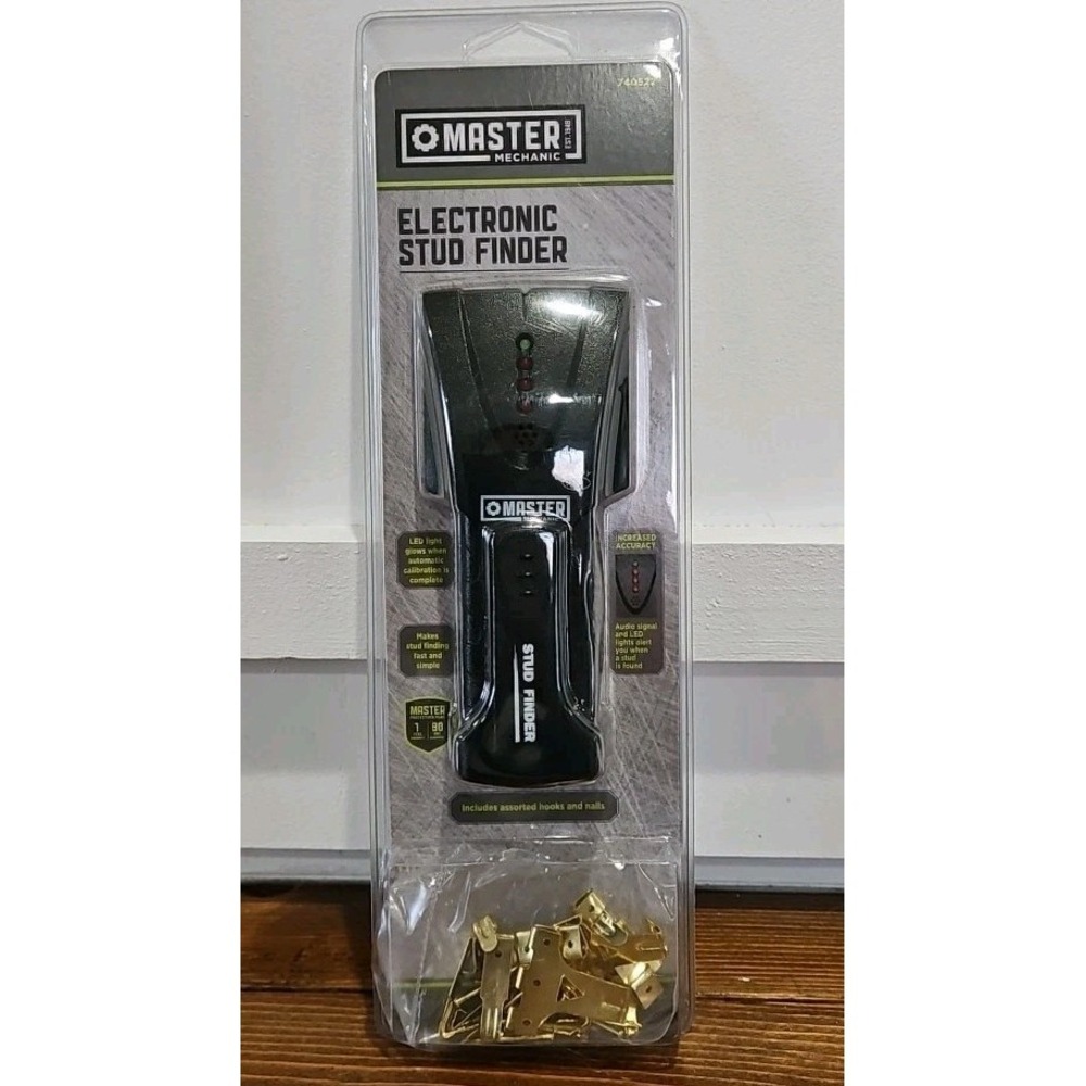 NEW Master Mechanic Electric Stud Finder With Picture Hanging 740522